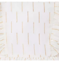 Metallic Clip Stripe Dress