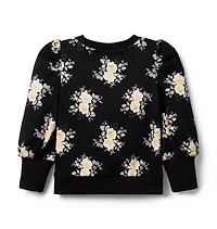 Floral French Terry Sweatshirt