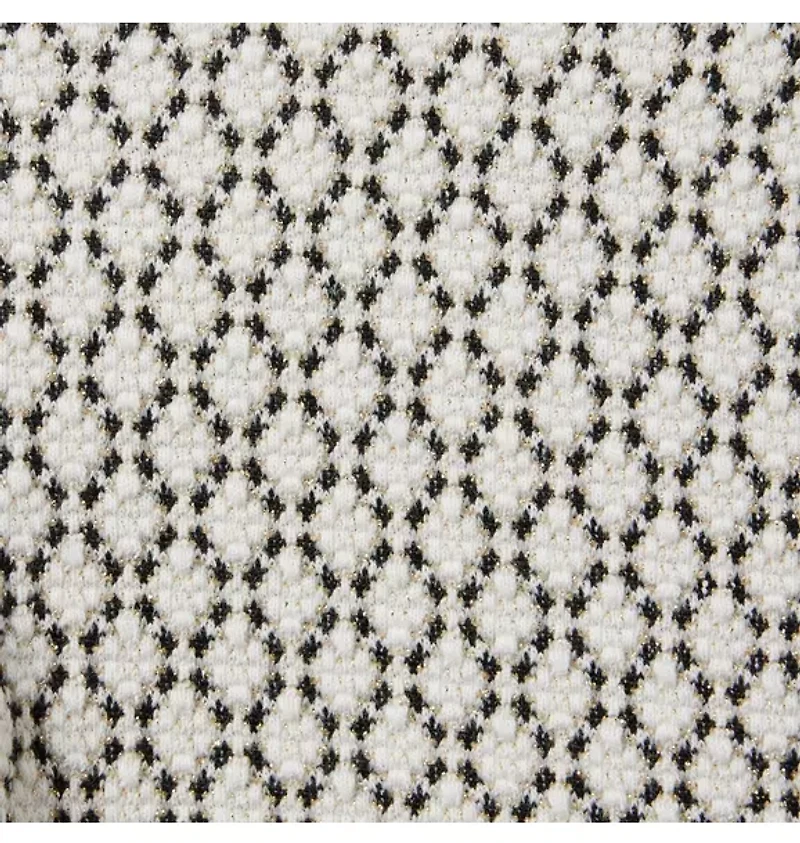 Geo Button Cuff Jacquard Pant