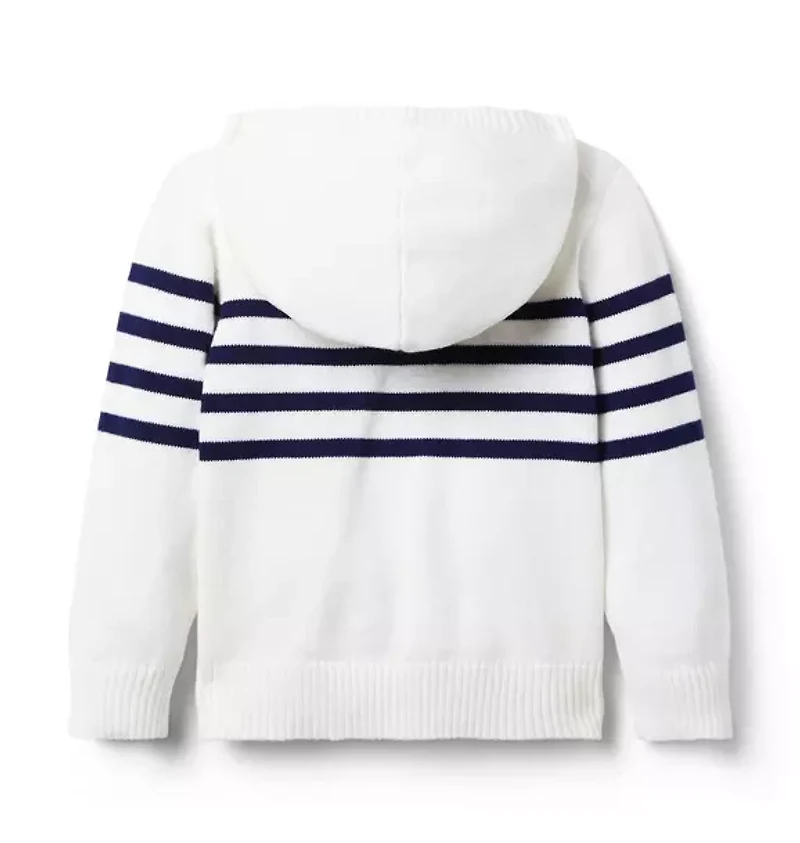 The Stripe Hooded Sweater