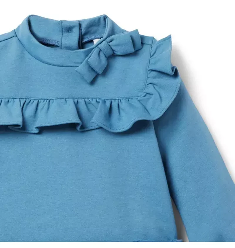 Faux Fur Ponte Dress