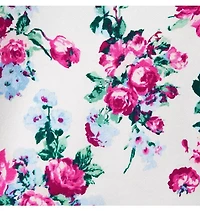 Floral Puff Sleeve Sweatshirt