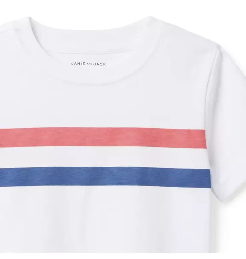 Stripe Graphic Tee