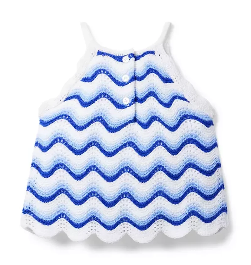 Striped Crochet Top