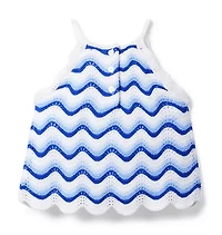 Striped Crochet Top