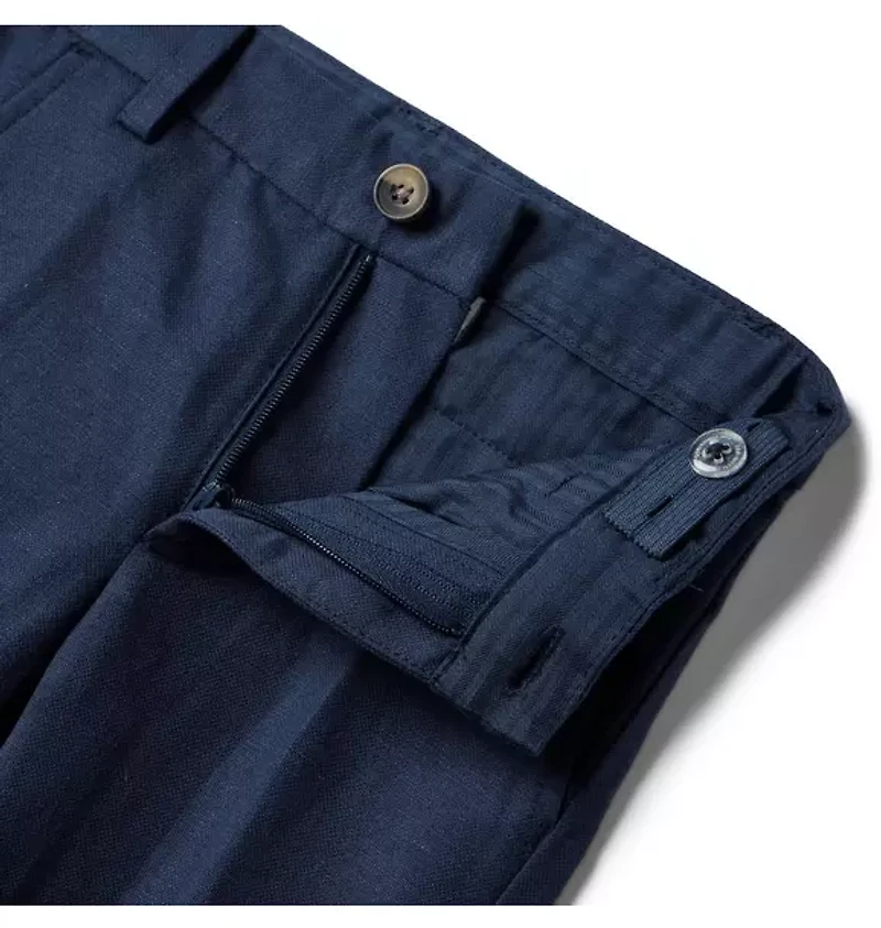 Linen-Cotton Suit Pant
