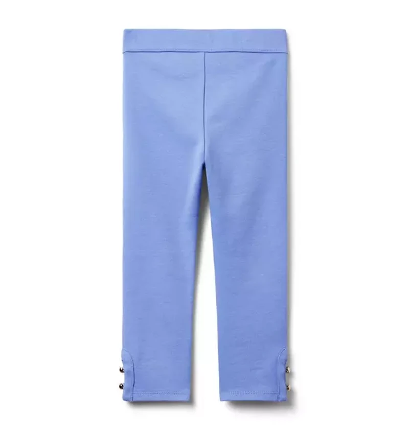 Button Cuff Ponte Pant