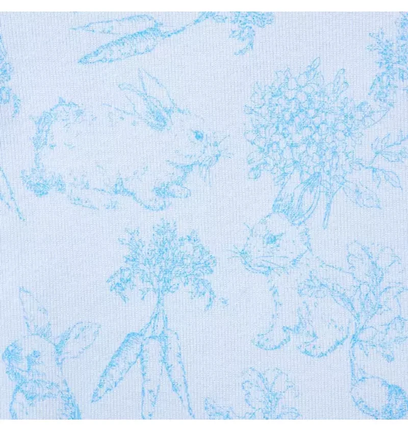 Good Night Pajamas Bunny Toile