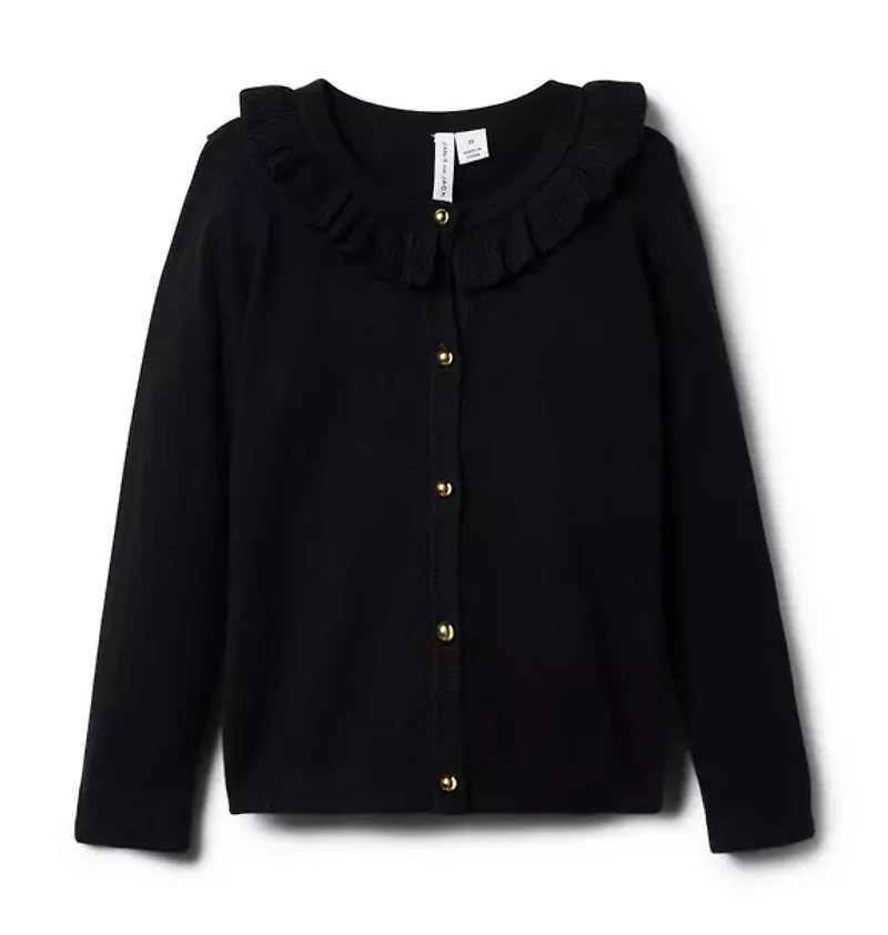 The Ruffle Collar Cardigan