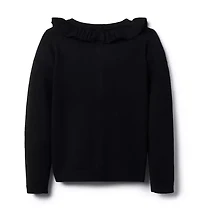 The Ruffle Collar Cardigan