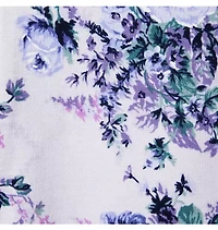 Floral Button Cuff Ponte Pant