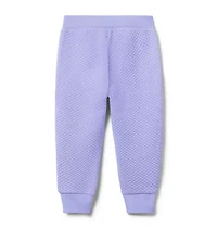 Quilted Jacquard Jogger