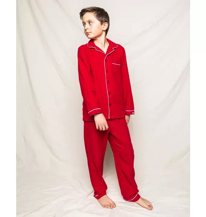 Petite Plume Flannel Pajama Set