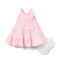 Baby Gingham Seersucker Sundress