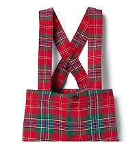 Baby Tartan Suspender Pant
