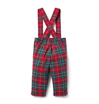 Baby Tartan Suspender Pant