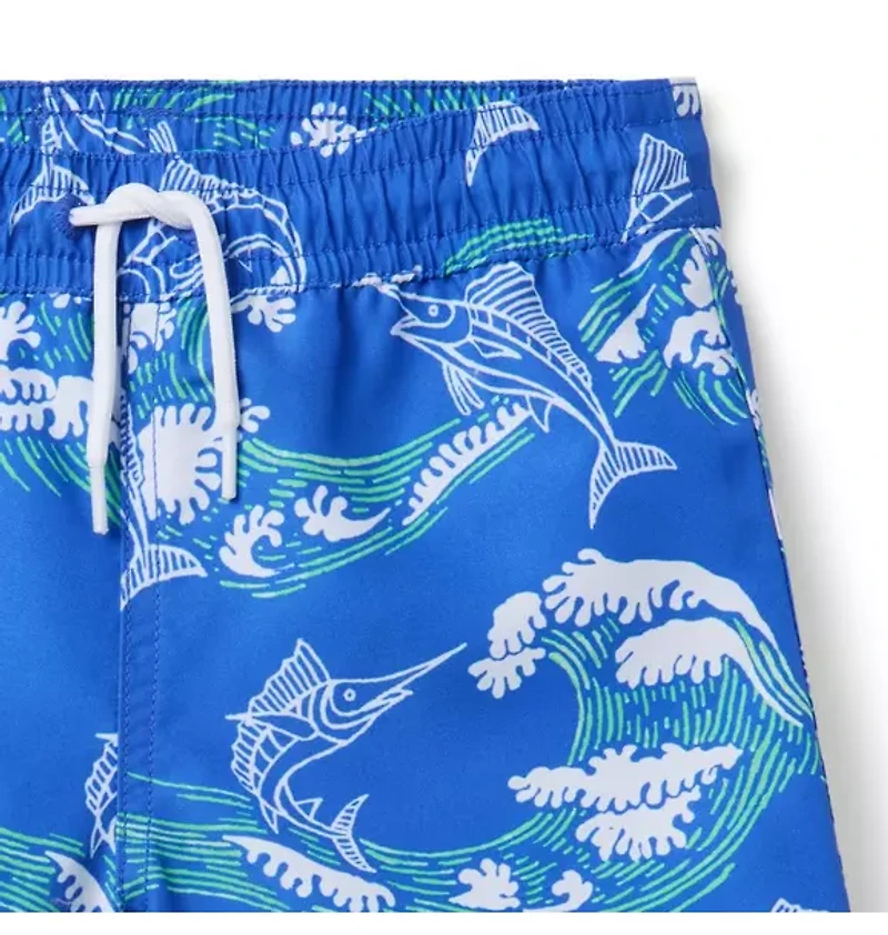 Recycled Marlin Swim Trunk