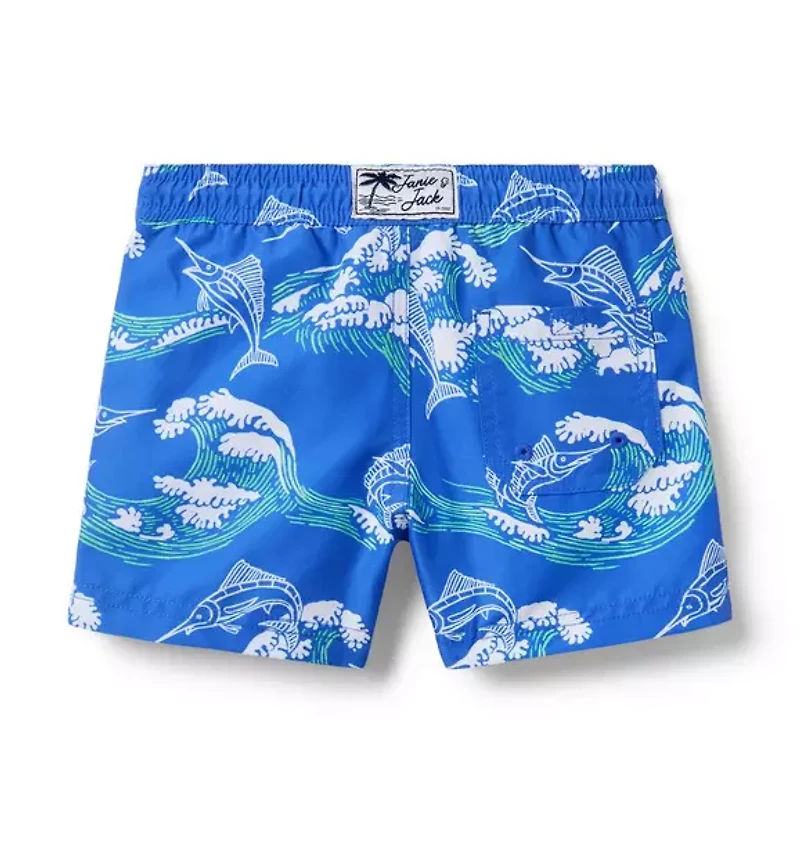 Recycled Marlin Swim Trunk