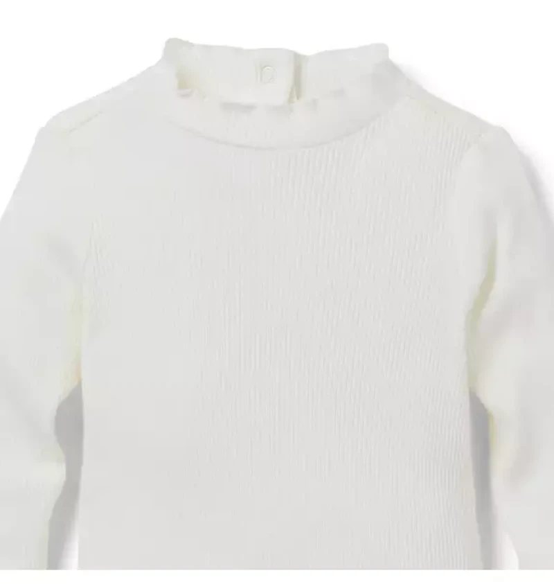 Baby Ribbed Turtleneck Bodysuit