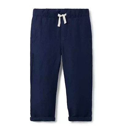 The Linen-Cotton Pull-On Pant