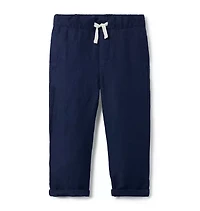 The Linen-Cotton Pull-On Pant