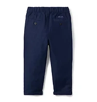 The Linen-Cotton Pull-On Pant
