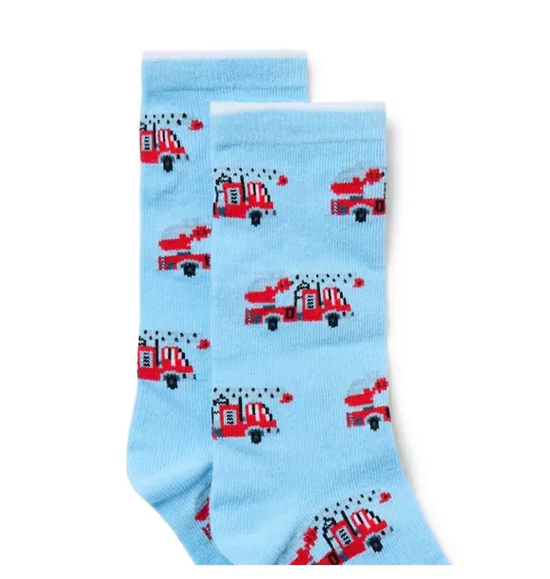 Firetruck Sock