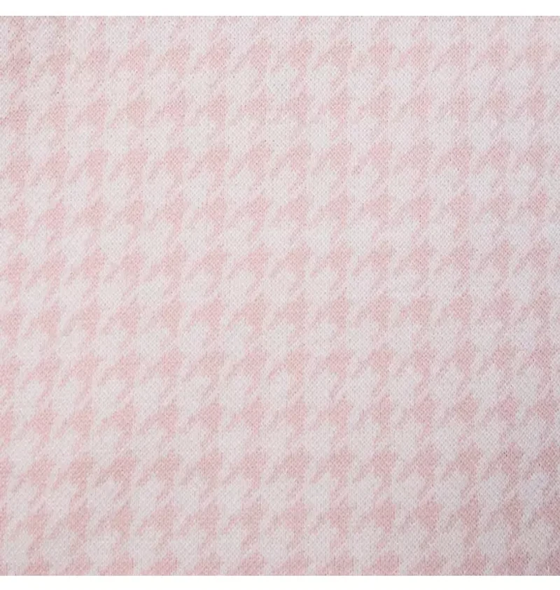 Houndstooth Collared Dress