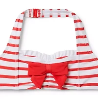 Recycled Retro Striped 2-Piece Swimsuit