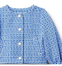 Tweed Ruffle Cuff Jacket