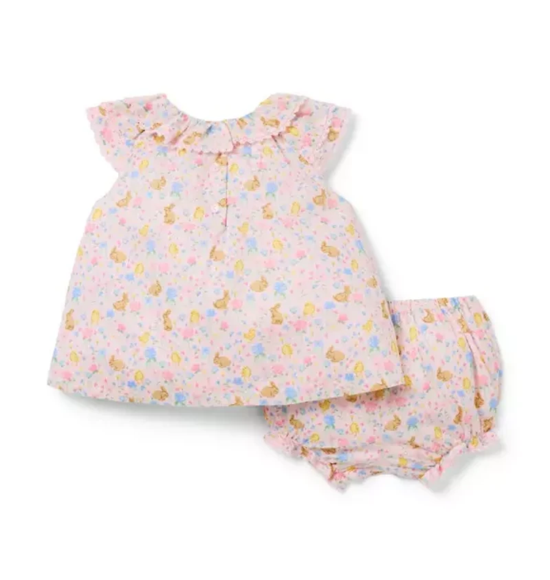 Baby Bunny Floral Matching Set