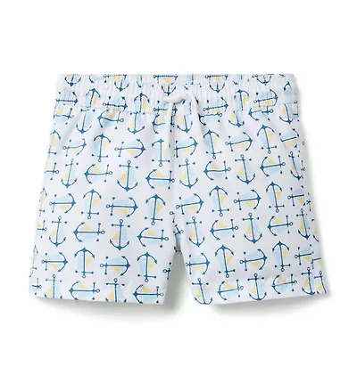 Recycled Anchor Swim Trunk