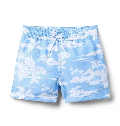 Island Toile Swim Trunk