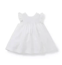 Baby Smocked Sateen Dress
