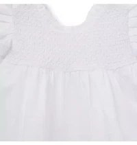 Baby Smocked Sateen Dress