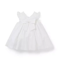 Baby Smocked Sateen Dress