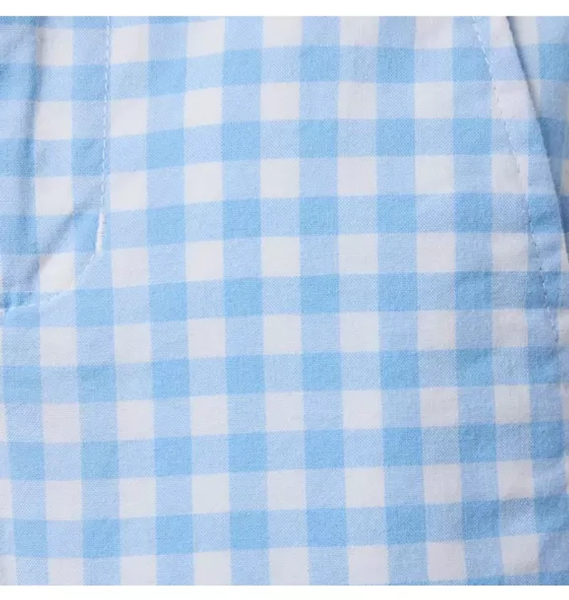 Gingham Poplin Short
