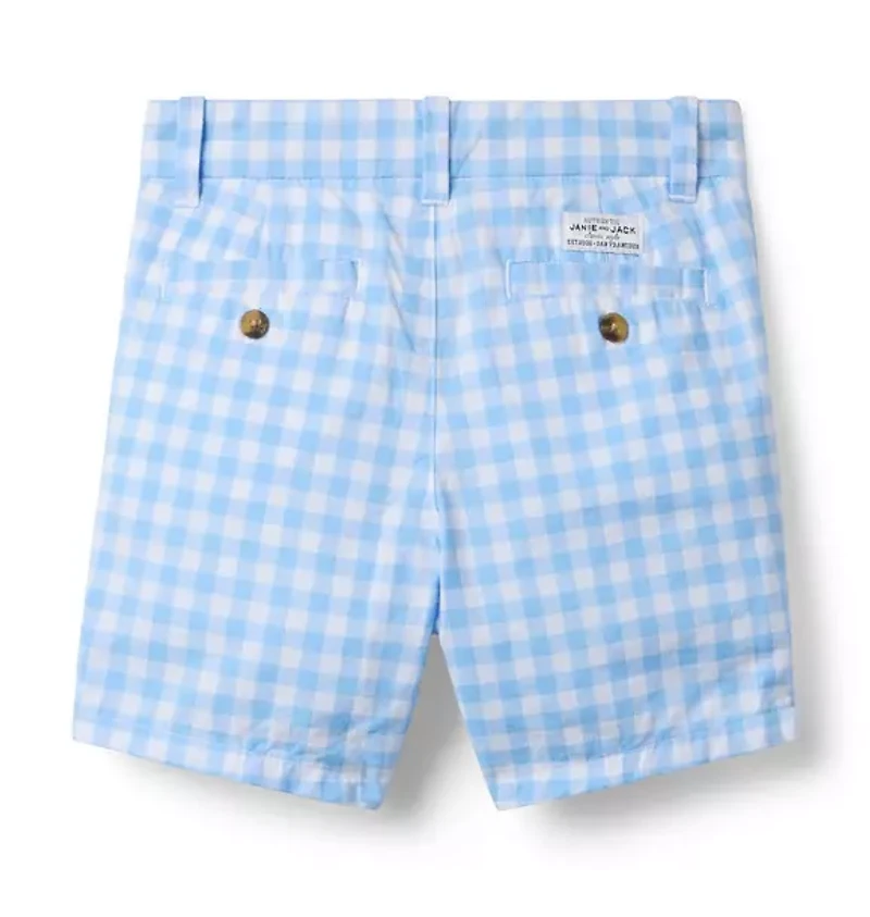 Gingham Poplin Short