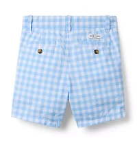 Gingham Poplin Short