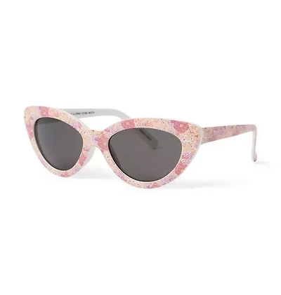 Floral Cat Eye Sunglasses