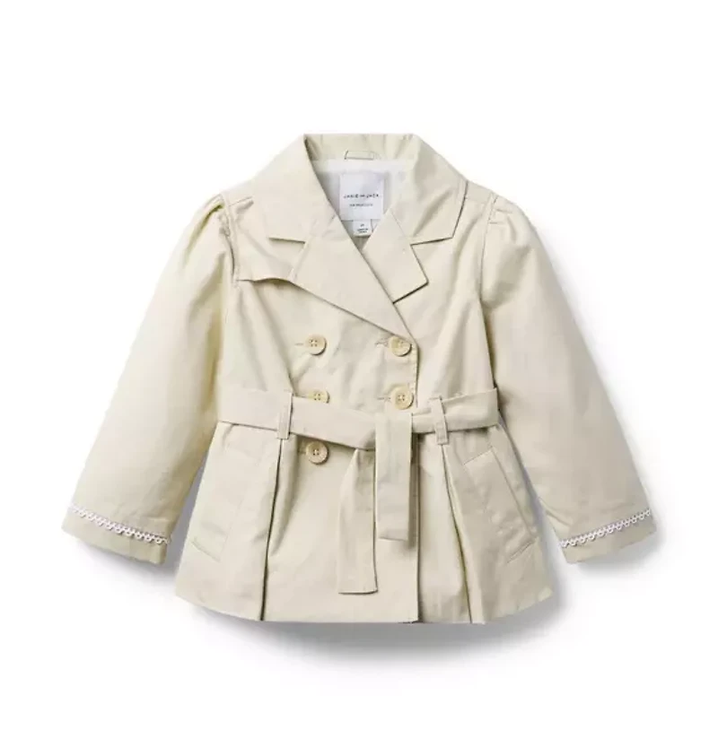 The Classic Cropped Trench Coat