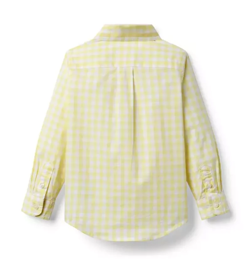Gingham Poplin Shirt