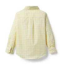 Gingham Poplin Shirt