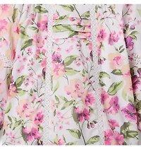 Floral Pintuck Top