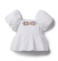 The Peplum Puff Sleeve Top