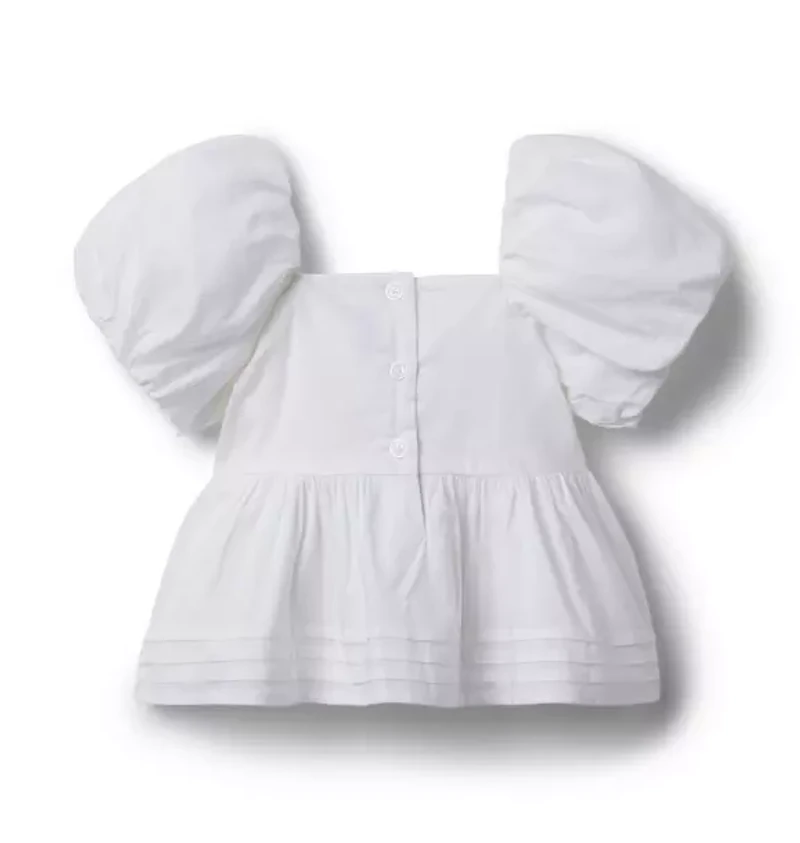 The Peplum Puff Sleeve Top
