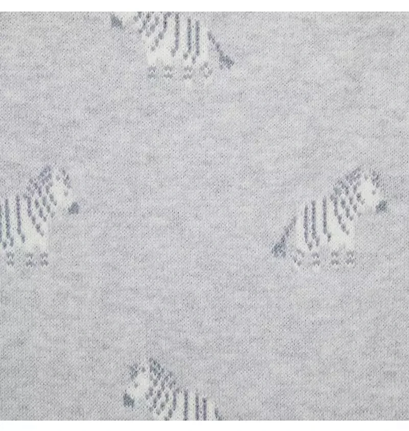 Baby Zebra Knit Romper