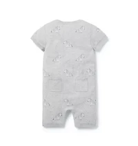 Baby Zebra Knit Romper