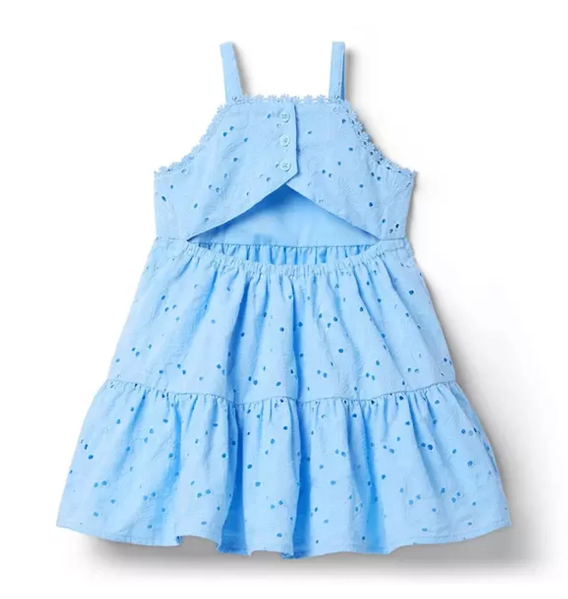 The Floral Eyelet Dress