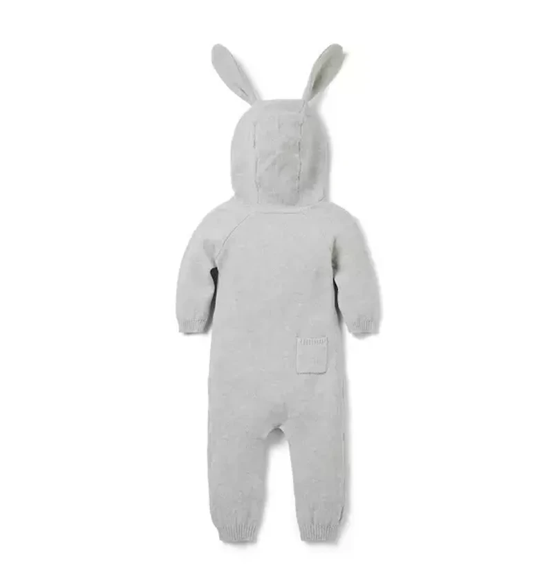 Baby Bunny Ear Hooded One-Piece